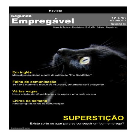 Segunda Empregável - Edição 13