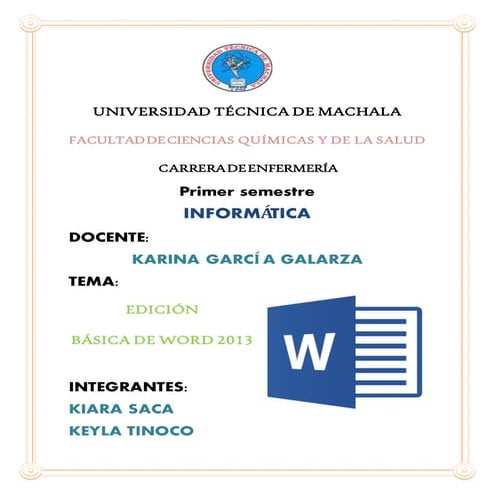 Edición básica de word 2013