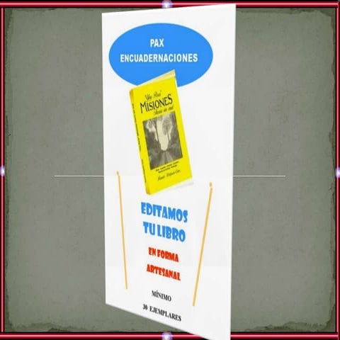 Edicion de libros artesanales