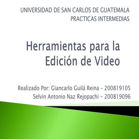 Edicion de video