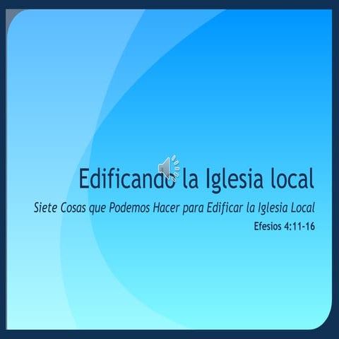 Edificando la-iglesia-local