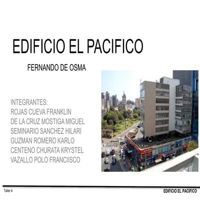 Edificio el pacifico / FERNANDO DE OSMA
