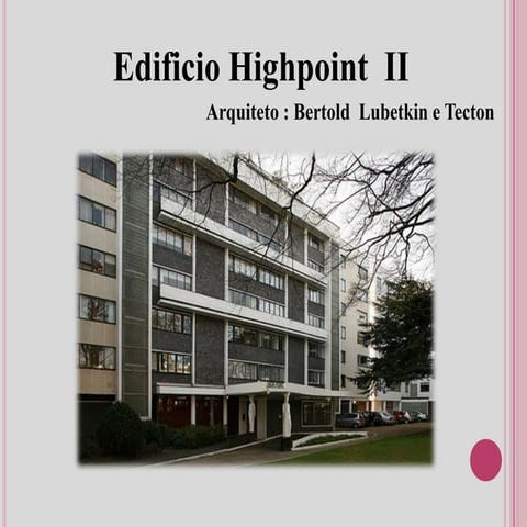 Edificio highpoint II | PPTX