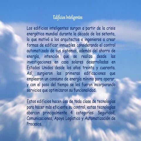 Edificios inteligentes 