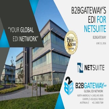 EDI for NetSuite