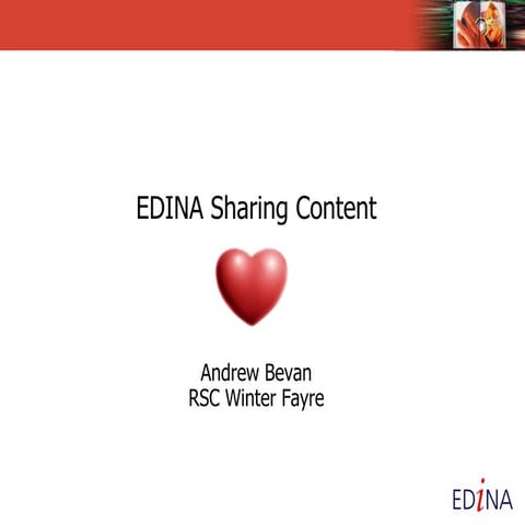 EDINA Sharing Content