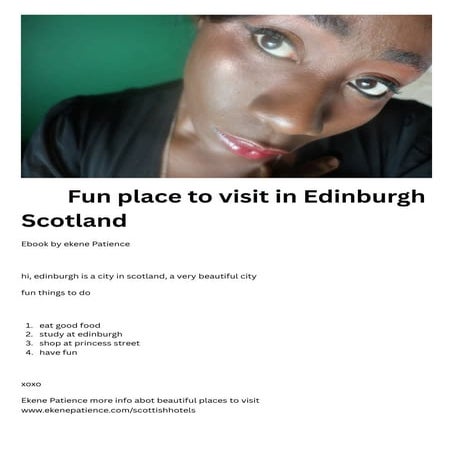 Edinburgh - E Book by Ekene Patience