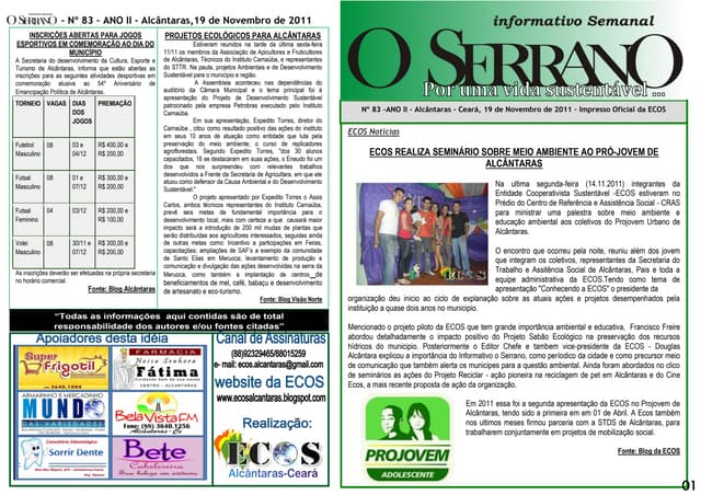 Edição nº 83.1 serrano capa