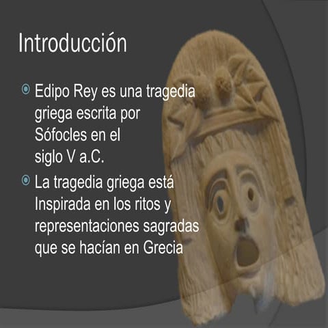 analisis literario de edipo rey, tragedia griega | PPTX