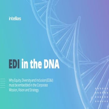 Michael Labate, Intellias. EDI in the DNA: Why Equity, Diversity and Inclusio...