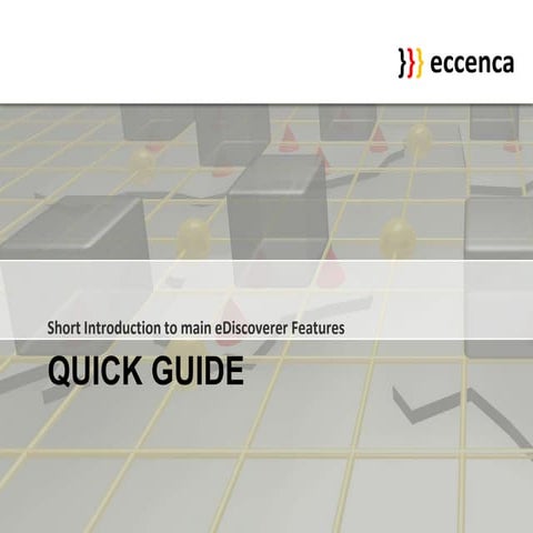 eDiscoverer Quick User Guide