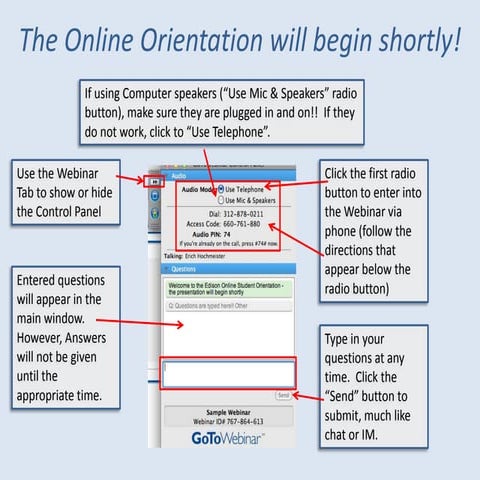 Edison Online Student Orientation