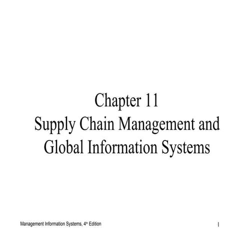 Edi, supply chain & internet