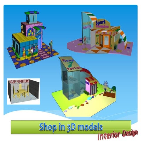 Editable poly furniture models