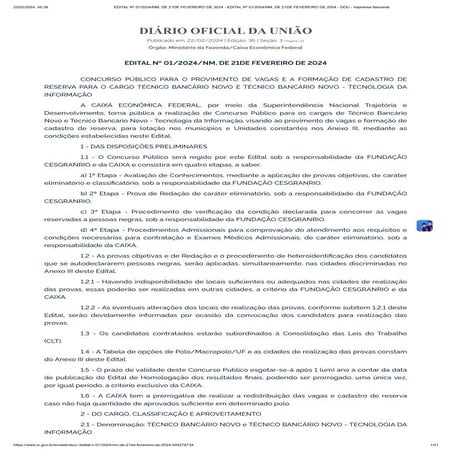 Edital Caixa 2024 - nível médio - DOU.pdf