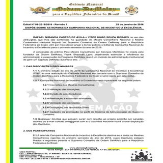 Edital da Campanha Nacional de Ince...
