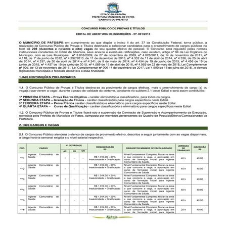 Edital de abertura   patos