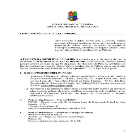 Edital final palhoca_2014