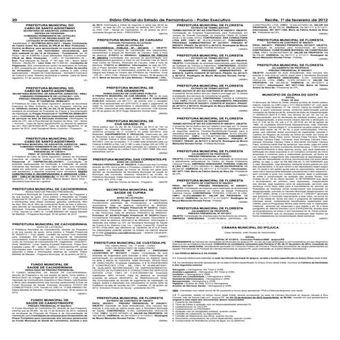 Edital nomeação câmara de ipojuca