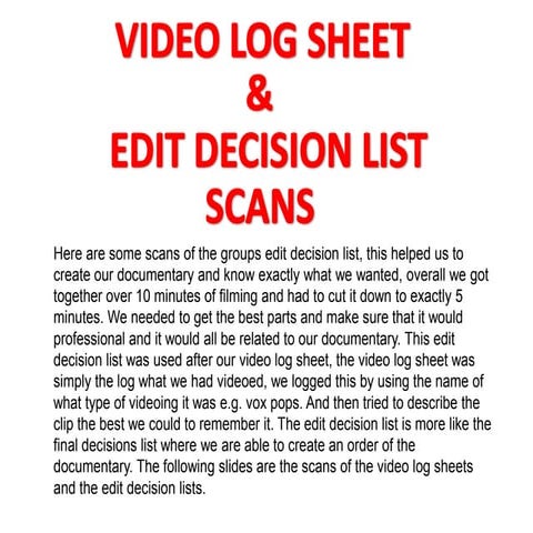 Editing Log | DOCX