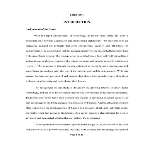 Edited-Automated Door Lock with Realtime Surveilance Chapter 1 to 5.docx