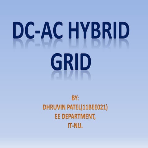 DC-AC HYBRID GRID BY DHRUVIN PATEL