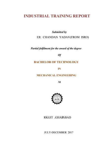 RAILWAY SUMMER TRAINING REPORT