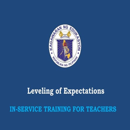 edited Leveling-of-Expectation FOR INSET | PPT