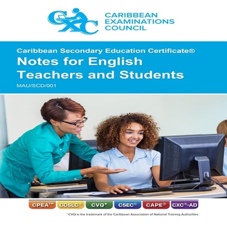 Edited Notes for CSEC® English Teachers and Students  