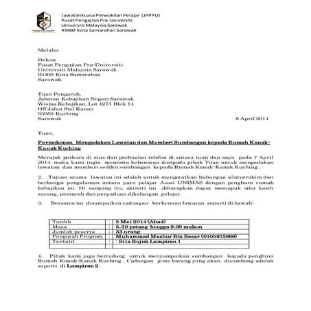 surat memohon kebenaran