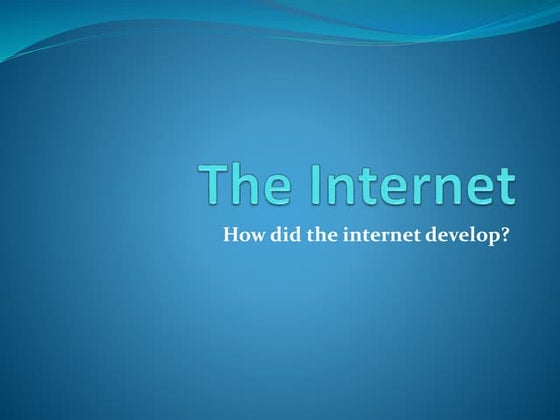 The Internet | PPTX
