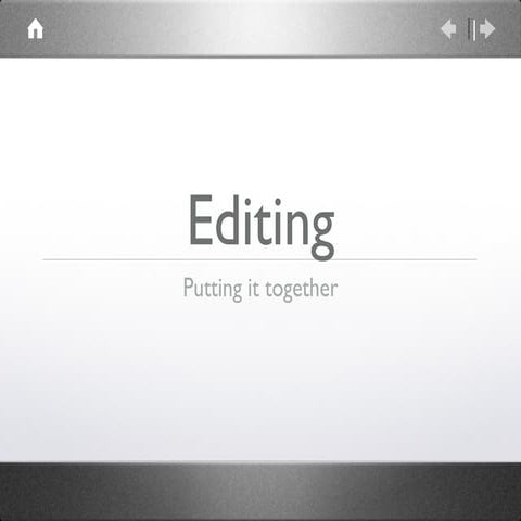 Editing | PPT | Photo Editing Software | Computer Software and Applications