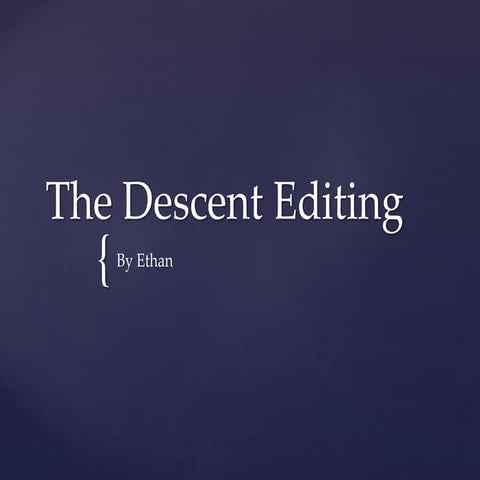 Script analysis | PPTX