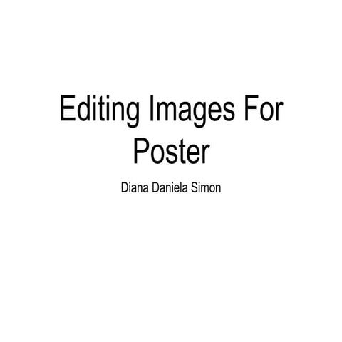 Editing poster images
