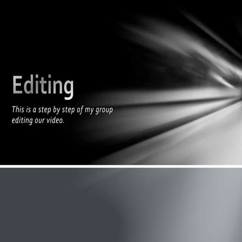 Editing small movie sequence 