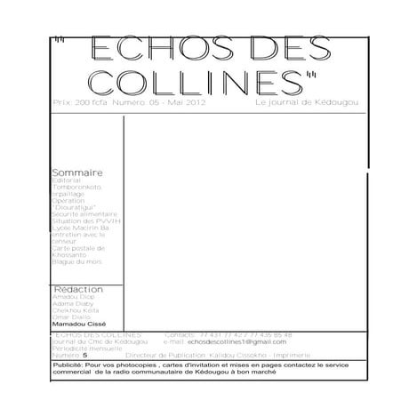 Edition juin  2012 2ème quinzaine