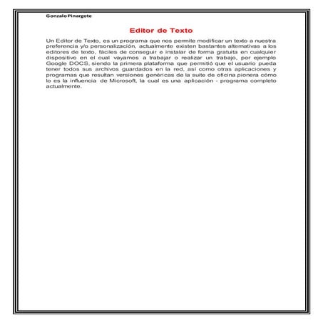 Editor de texto | DOCX