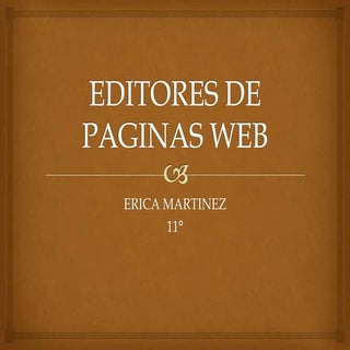 Editores de paginas web