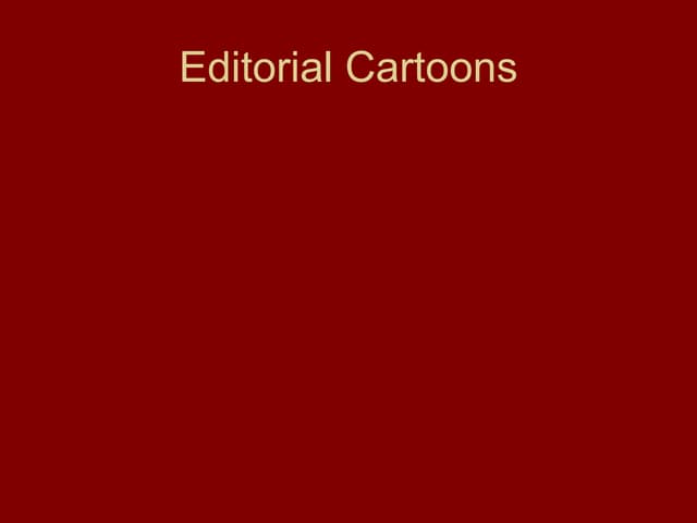 Editorial Cartoons