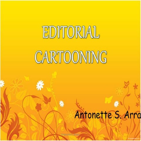 Editorial Cartooning (sy2013 2014)