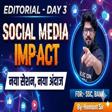Editorial Day 3 by Hemant sir selection adda | PDF