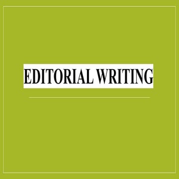 writing for magazine Editorial Writing.pptx