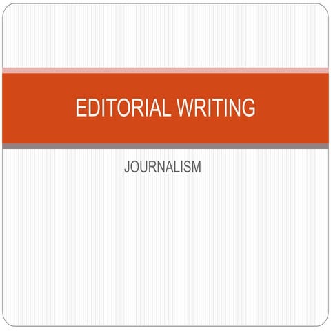 Editorial writing | DOCX