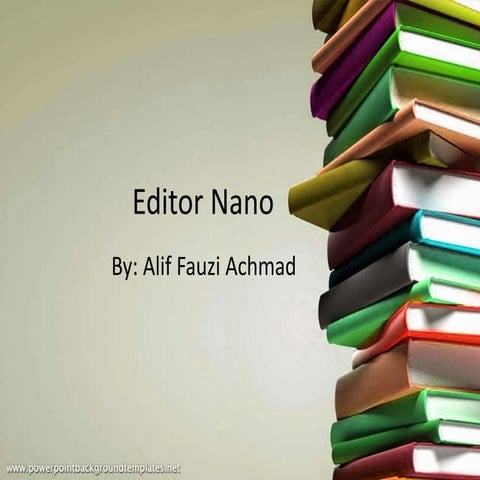 Editor nano