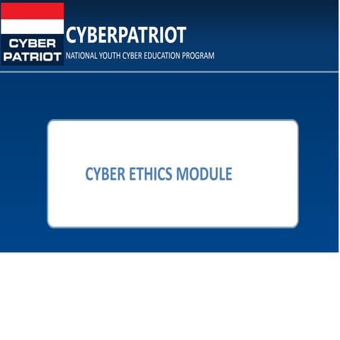 Cyber Ethics