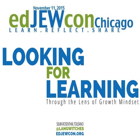 edJEWcon Chicago: Looking for learning