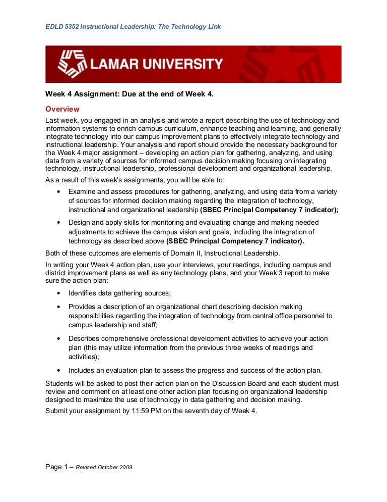 Action plan for students example picture