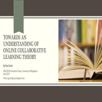 Towards An Understanding of Online Collaborative Learning Theory 