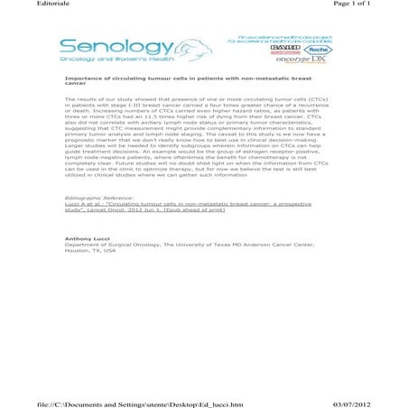 Circulating Tumor DNA Detection from Heparinized Plasma Samples by ...