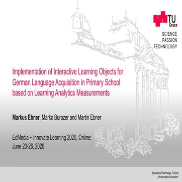 Implementation fo Interactive Learning Objects for German Language Acquisitio...